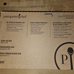 Pampered Chef Stone Loaf Pan